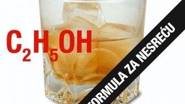 alkohol, formula za nesreću