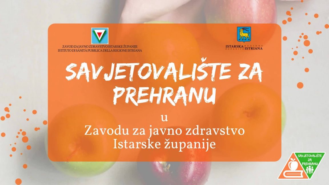 Poreč dobiva SAVJETOVALIŠTE ZA PREHRANU Poreč dobiva SAVJETOVALIŠTE ZA PREHRANU