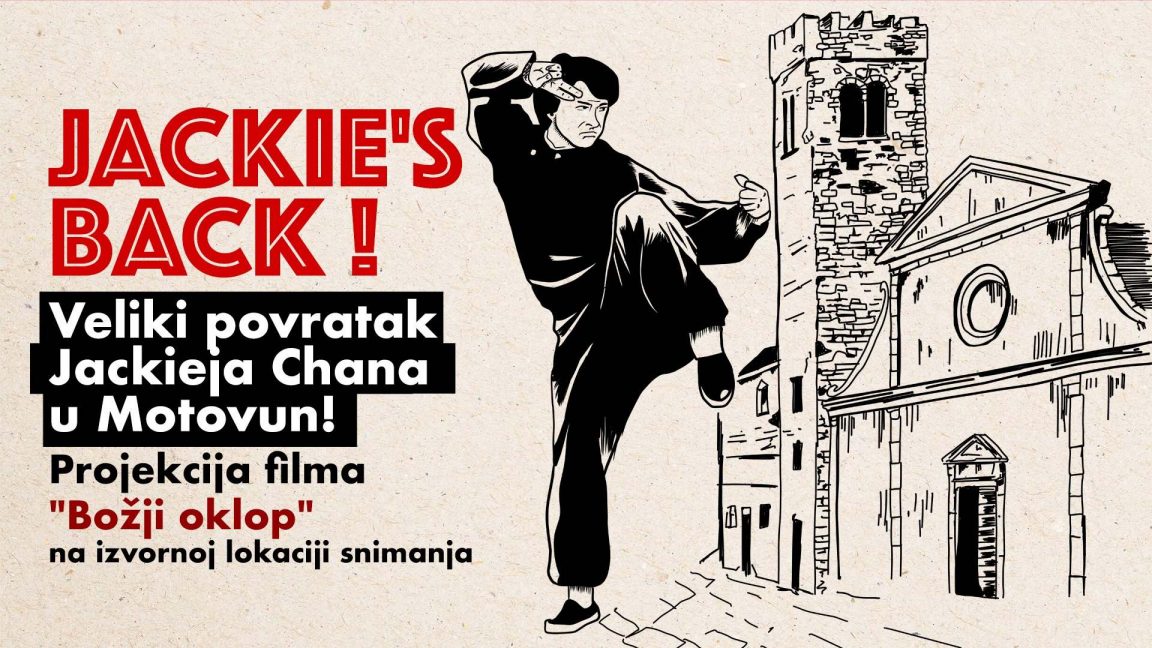 Nakon 30 godina Jackie Chan se 14. lipnja vraća u Motovun Nakon 30 godina Jackie Chan se 14. lipnja vraća u Motovun