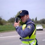 policjac mjeri brzina akcija mup ilustracija