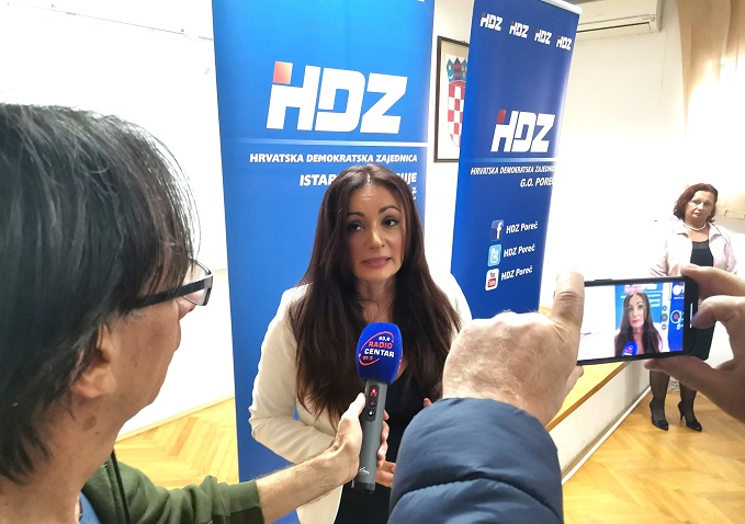 predsjednica hdz poreč  Ivana Barišić - Foto Tanja Kocijančić