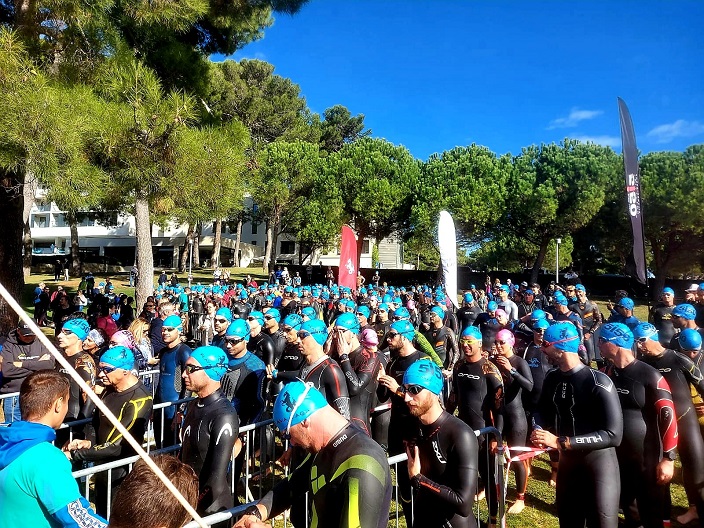 velik broj sudionka triatlon 5150 plava laguna poreč