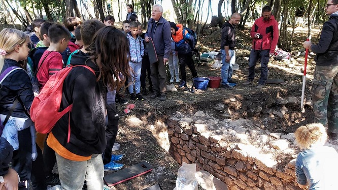 monte ricco vrsar arheološko nalazište učenici 