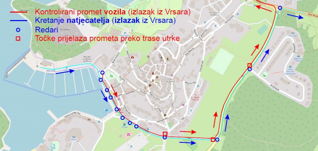 vrsar mapa mjesta triatlon promet