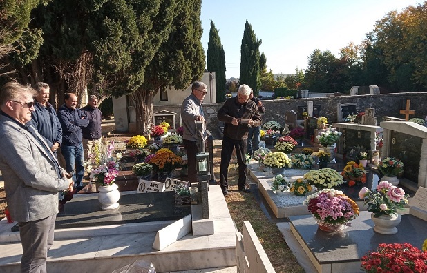 funtana udruga branitelja i veterana poreč obilježavanje svi sveti blagdan polaganje vijenaca