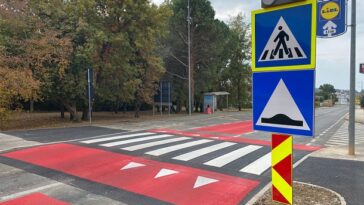 pješački prijelaz špadići novi podignuti listopad 2021