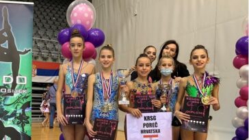oreč gimnastičarke ritmičarke rondo kup osijek studeni 2021