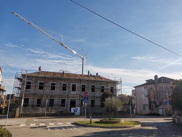 funtana stara škola obnova gradilište foto tanja kocijančić prosinac 2021