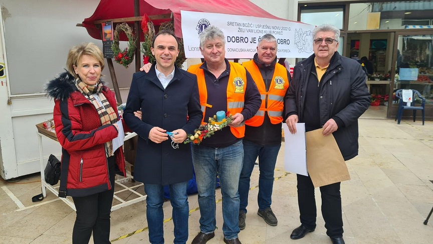 Lions klub Poreč - Štand dobrote na porečkoj tržnici