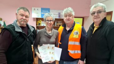 Foto Lions klub Poreč donacija društvo invalida sandra brečevac