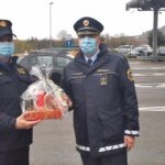 Susret policije na granici - Foto PU istarska susret policije blagdan prosinac 2021