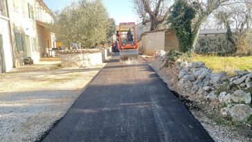 Foto Općina Vižinada asfaltiranje crklada