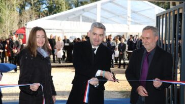 Ana Ljubić, Boris Miletić i Slobodan Vugrinec - Foto Istarska županija otvorenje zec kontija vrsar