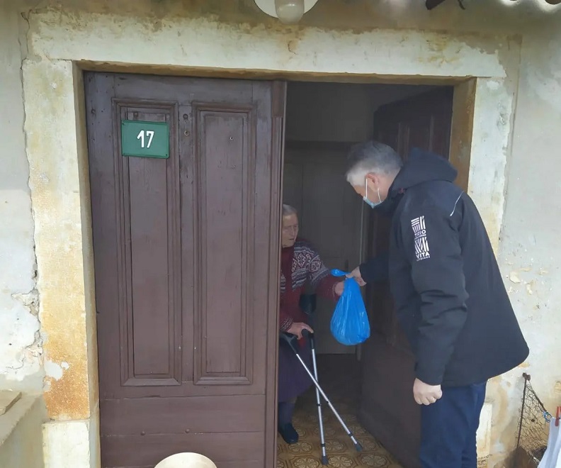 Riba je donirana potrebitim mještanima u općini Kaštelir-Labinci