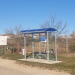 Natkrivena autobusna čekaonica - Foto Općina Vižinada