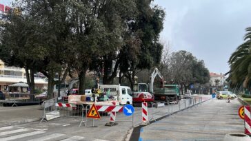 Foto Grad Poreč viale radovi oborinska odvodnja