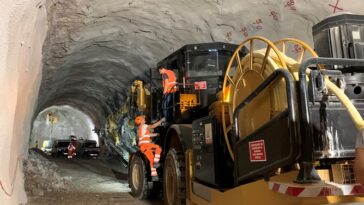 Radovi u Tunelu Učka - foto Bina Istra