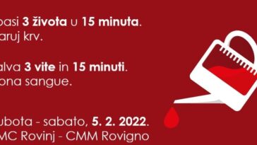 darivanje krvi crveni križ rovinj
