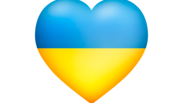 Foto Сергій Марищук za Pixabay - Ilustracija ukrajina zastava srce