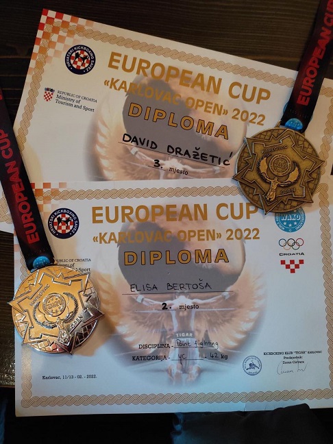 Foto Zeus Vižinada medalje europski kup karlovac