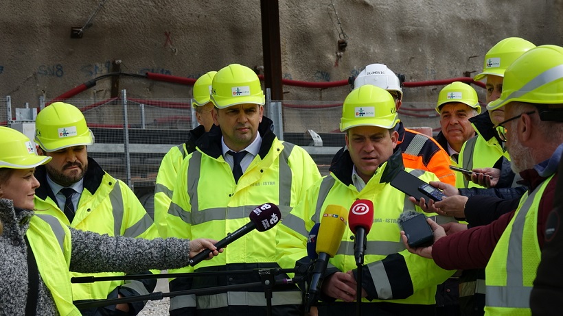 oleg butković Radovi u tunelu Učka - Foto Bina Istra