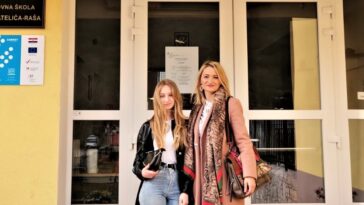 Marta Valenta i Kristina Lijović - Foto OŠ Vrsar