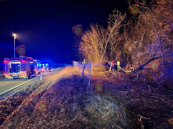 Prometna nesreća na Ipsilonu - Foto JVP Umag