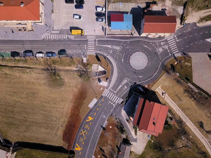 Foto Općina Vižinada ožujak 2022 gotov kružni tok