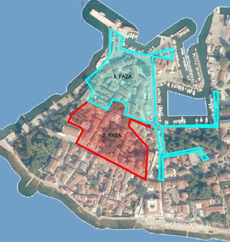Novigrad mapa kart radova