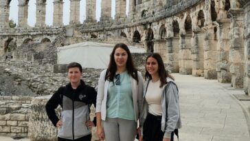 Diego Selar i Nina Vošten na državnom natjecanju iz talijanskog jezika - Foto za Istra Terra Magica