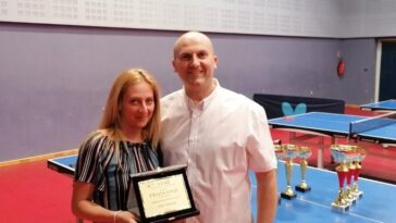 Martina Rioža i Miodrag Banjac vrsar stolni tenis