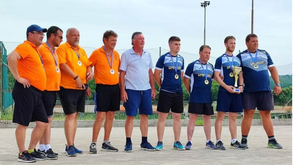 Finalisti Juricani i Ročko Polje - Foto Istarski boćarski savez