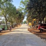 Funtana - Priprema za asfaltiranje ceste od Istre do plaže