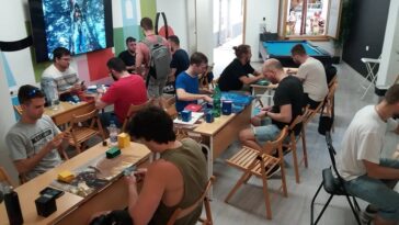 Foto udruga Mordele - druženje u Klubu mladih Poreč