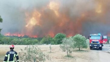 slovenija požar pomoć Hrvatska vatrogasna zajednica