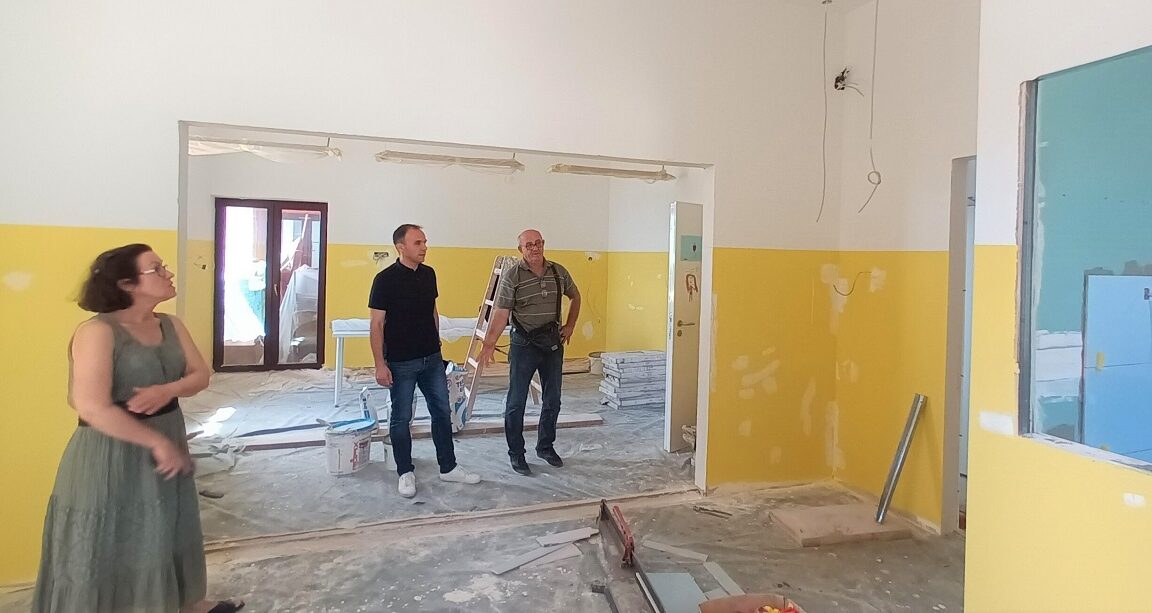 Vrtić u Baderni se preuređuje - foto Grad Poreč