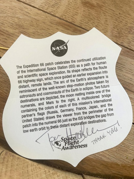 NASA-ina uspomena za Damjanića astronaut