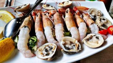 Foto TZ Funtana škampi hrana delicije morske