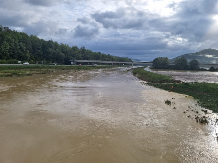 Vodostaj Mirne porastao za 5 metara - 29.09.2022. - Foto Tanja Kocijančić