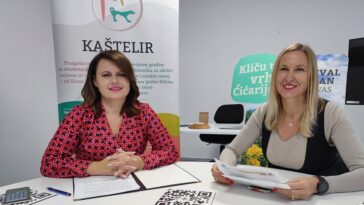 Roberta Medica i Nada Prodan Mraković - foto Istarska županija