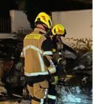 Požar automobila na parkiralištu ugasili Foto porečki vatrogasci