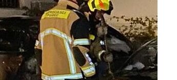 Požar automobila na parkiralištu ugasili Foto porečki vatrogasci