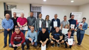 Foto Crveni križ Poreč prijem darivatelji jubilarci 2022