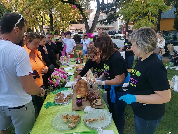 Štand udruge Zdravi Novigrad na PArk Food Festu - Foto Tanja Kocijančić