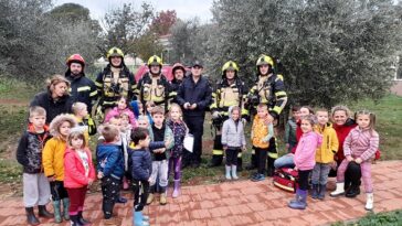 Vježba evakuacije i spašavanja - Foto Dječji vrtić Tići Vrsar
