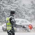 Ilustracija - Foto Policijska uprava istarska snijeg cesta policija mup promet