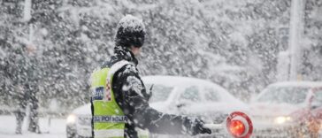 Ilustracija - Foto Policijska uprava istarska snijeg cesta policija mup promet