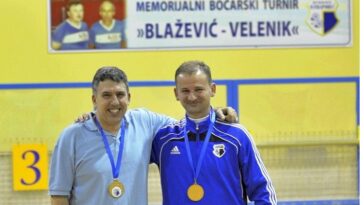 Dražen Puniš i Roland Marčenja - Izvor Istarski boćarski savez