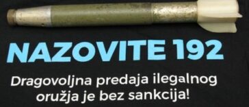 Foto Policijska uprava istarska bomba oružje raketa mup