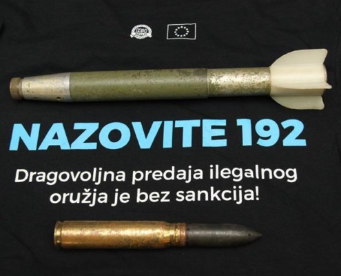 Foto Policijska uprava istarska bomba oružje raketa mup